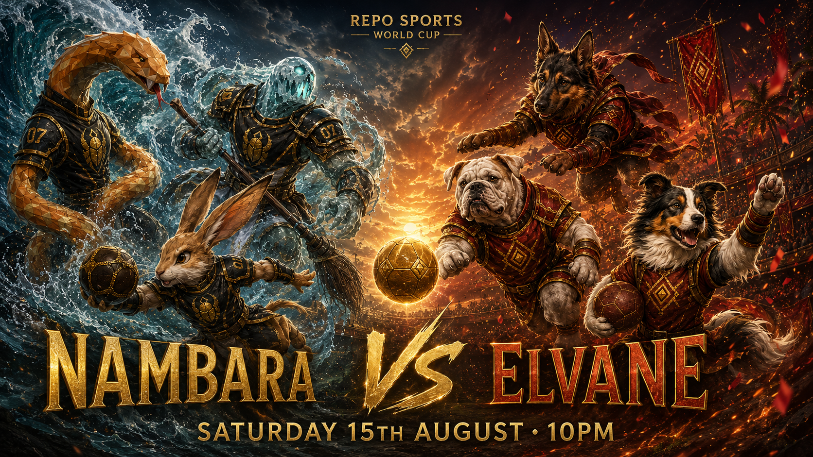 Repo Sports World Cup fixture advertisement